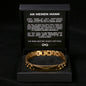 Personalisiertes Gliederarmband Armband - "An meinen Mann"