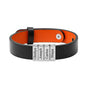 Lederamband mit Namenbeads - An meinen Mann