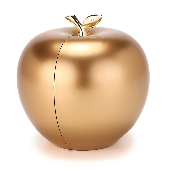 Apfel Rosenbox - Mit Gravur-Doppelherzkette