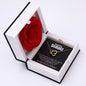 Buch Rosenbox mit Doppelherzkette