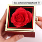 Ewige Rosenbox – mit Knoten-Halskette, Liebesnotiz und echter Rose