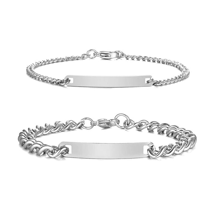 Partnerarmbänder mit Gravur