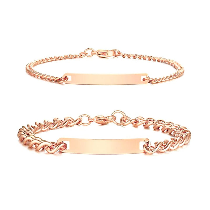 Partnerarmbänder mit Gravur