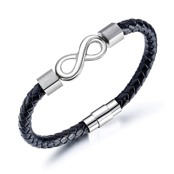 "An meinen Schatz" - Unendlichkeits-Armband an meinen Mann
