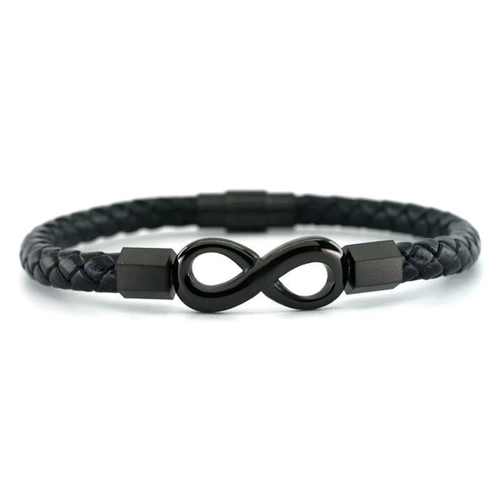 "An meinen Schatz" - Unendlichkeits-Armband an meinen Mann