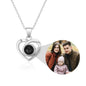 Personalisierte Herz Halskette mit Foto - Smooth