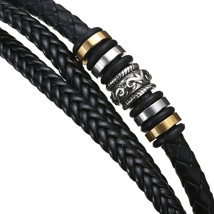 An meinen Sohn - Ich liebe dich - Herren Lederarmband