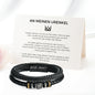An meinen Sohn - Herren Leder Armband