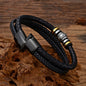 An meinen Sohn - Herren Leder Armband