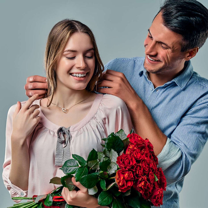 Aufklappbare Rosenbox - An unsere Tochter von Mama & Papa