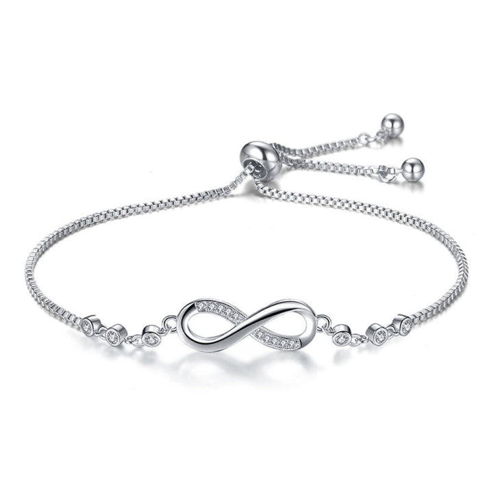 925 Sterling Silber - Unendlichkeitsarmband