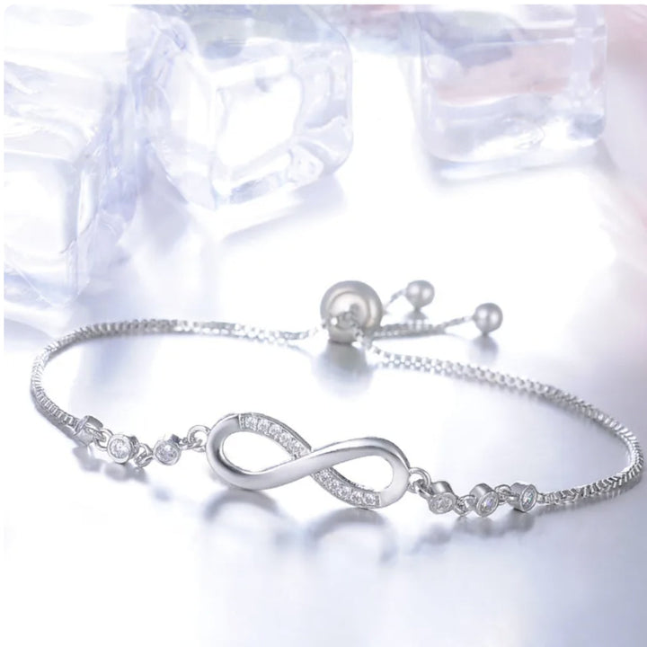 925 Sterling Silber - Unendlichkeitsarmband