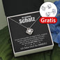 Halskette - An meinen Schatz + GRATIS Ohrringe - Perfekt