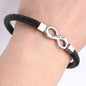 "An meinen Mann" - Personalisiertes Unendlichkeits-Armband mit Notiz