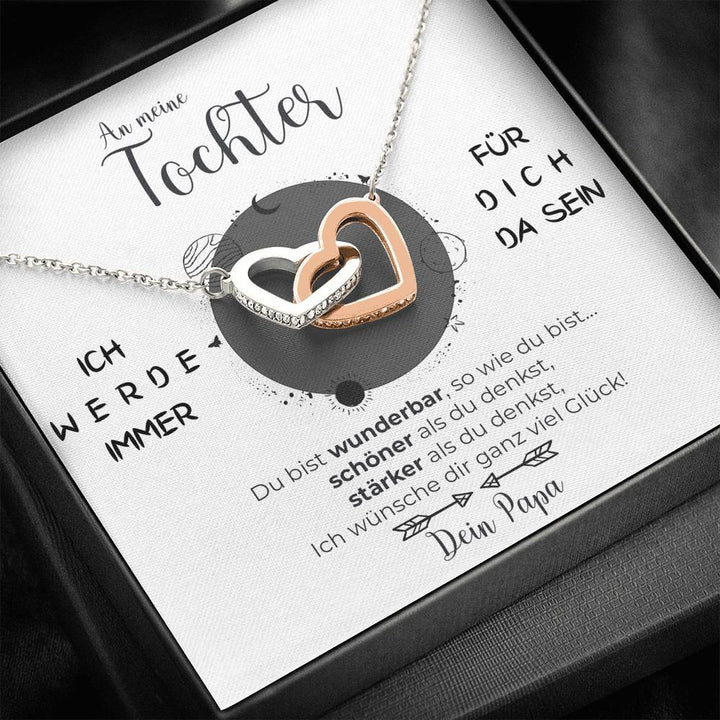 Silber Ausführung Halskette - An meine Tochter von Papa