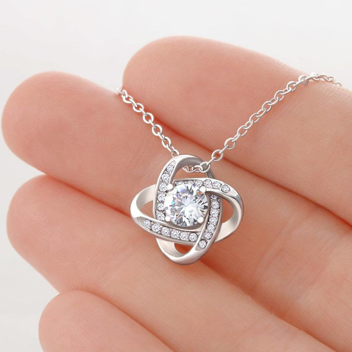 14k Weißgold Ausführung Halskette - An meine Mama