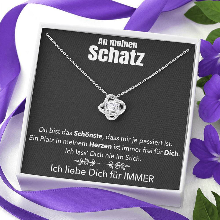 Weißgold Ausführung Halskette - An meinen Schatz