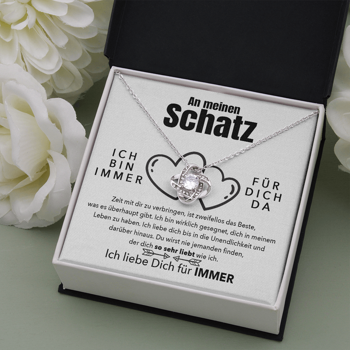 Weißgold Ausführung Halskette - An meinen Schatz - Das Beste