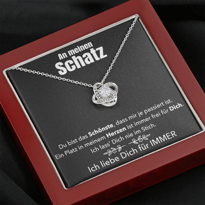 Weißgold Ausführung Halskette - An meinen Schatz