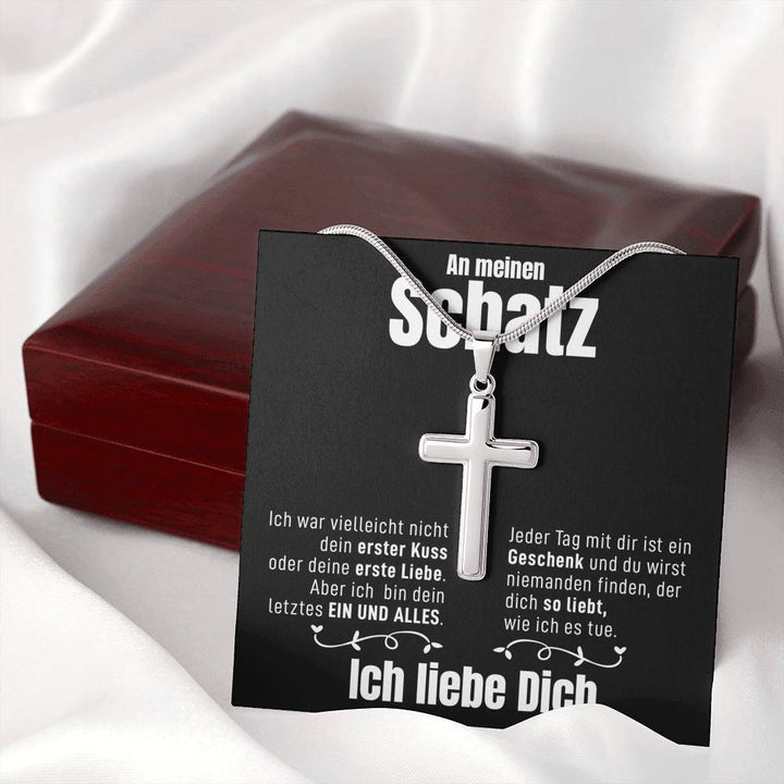 Kreuzkette - An meinen Schatz - Ich liebe dich