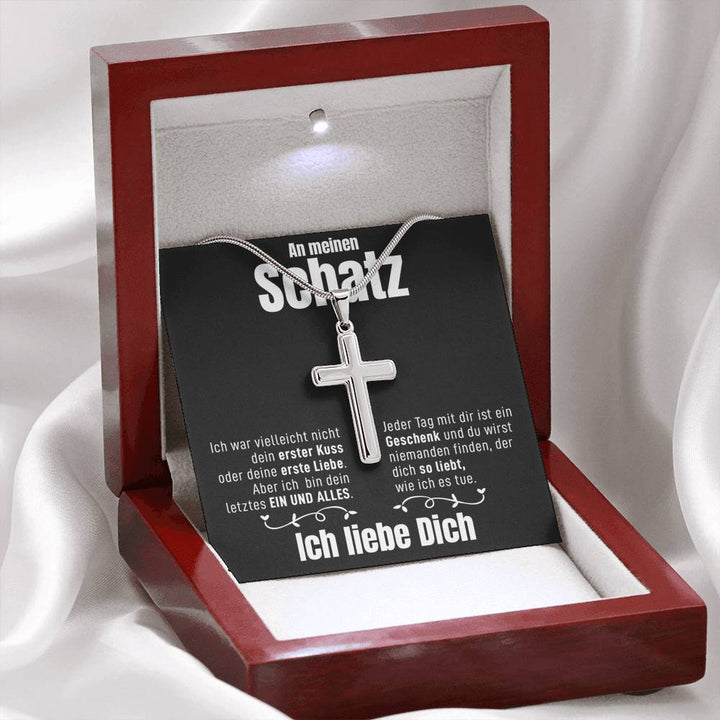 Kreuzkette - An meinen Schatz - Ich liebe dich