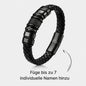 Herren Armband mit Namenbeads