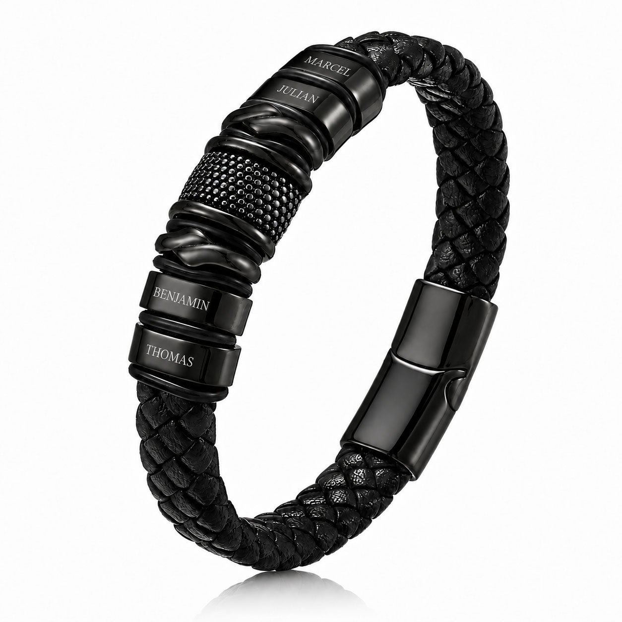 Herren Armband mit Namenbeads