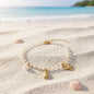 Strand Armband / Fußkette mit Charms