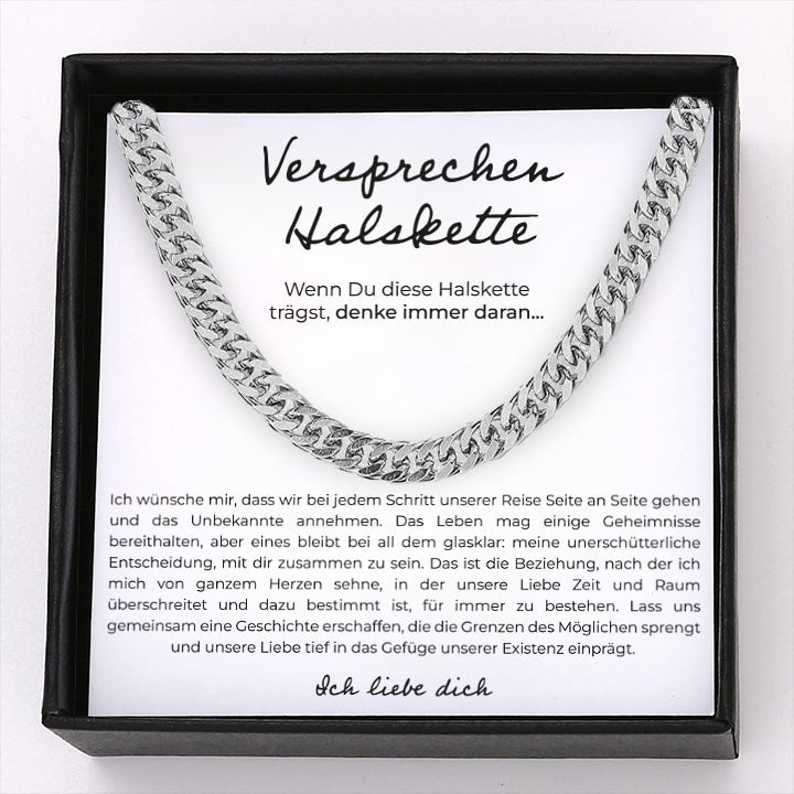 Cuban Chain - Versprechen Halskette
