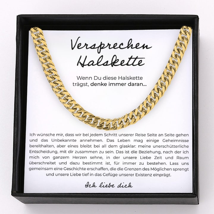 Cuban Chain - Versprechen Halskette