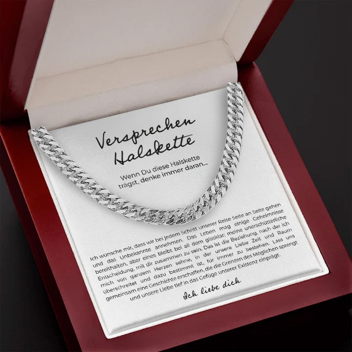 Cuban Chain - Versprechen Halskette