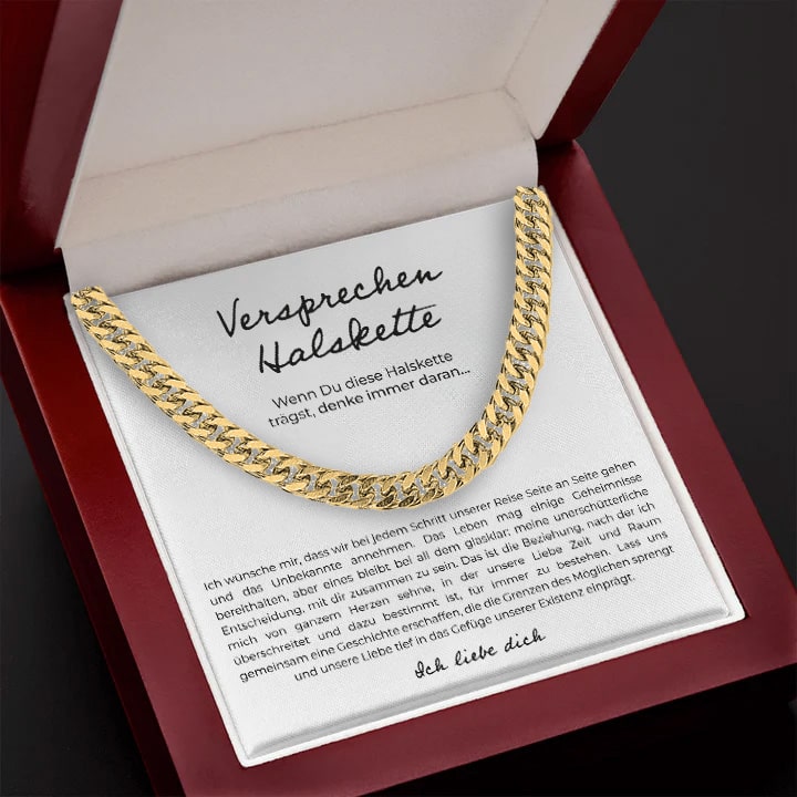 Cuban Chain - Versprechen Halskette