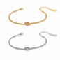 Ewigkeitsknoten Partnerarmbänder (2er Set)