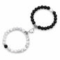 Magnetische Armbänder für Paare, 2er-Set, Naturstein-Perlenarmband, magnetisches Liebesarmband, Geschenk für Paare/Freund/Freundin