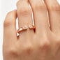 Verstellbarer Initialen Ring