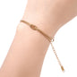 Ewigkeitsknoten Partnerarmbänder (2er Set)
