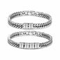 Cuban Chain Namensarmband mit personalisierbaren Namen Beads