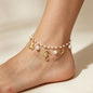 Strand Armband / Fußkette mit Charms