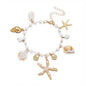 Strand Armband / Fußkette mit Charms