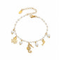 Strand Armband / Fußkette mit Charms