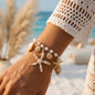 Strand Armband / Fußkette mit Charms