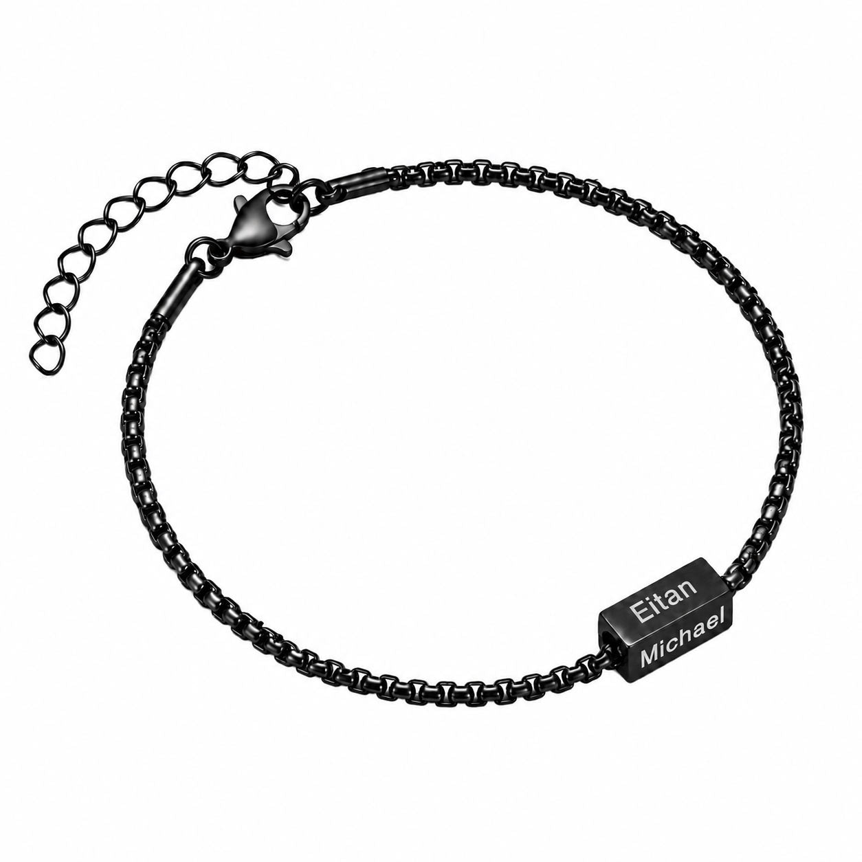 Personalisiertes Würfelarmband mit Namen