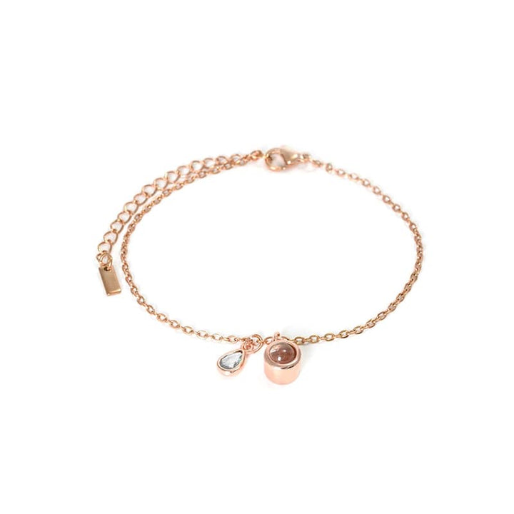 Personalisiertes Geburtsstein-Schiebe-Armband