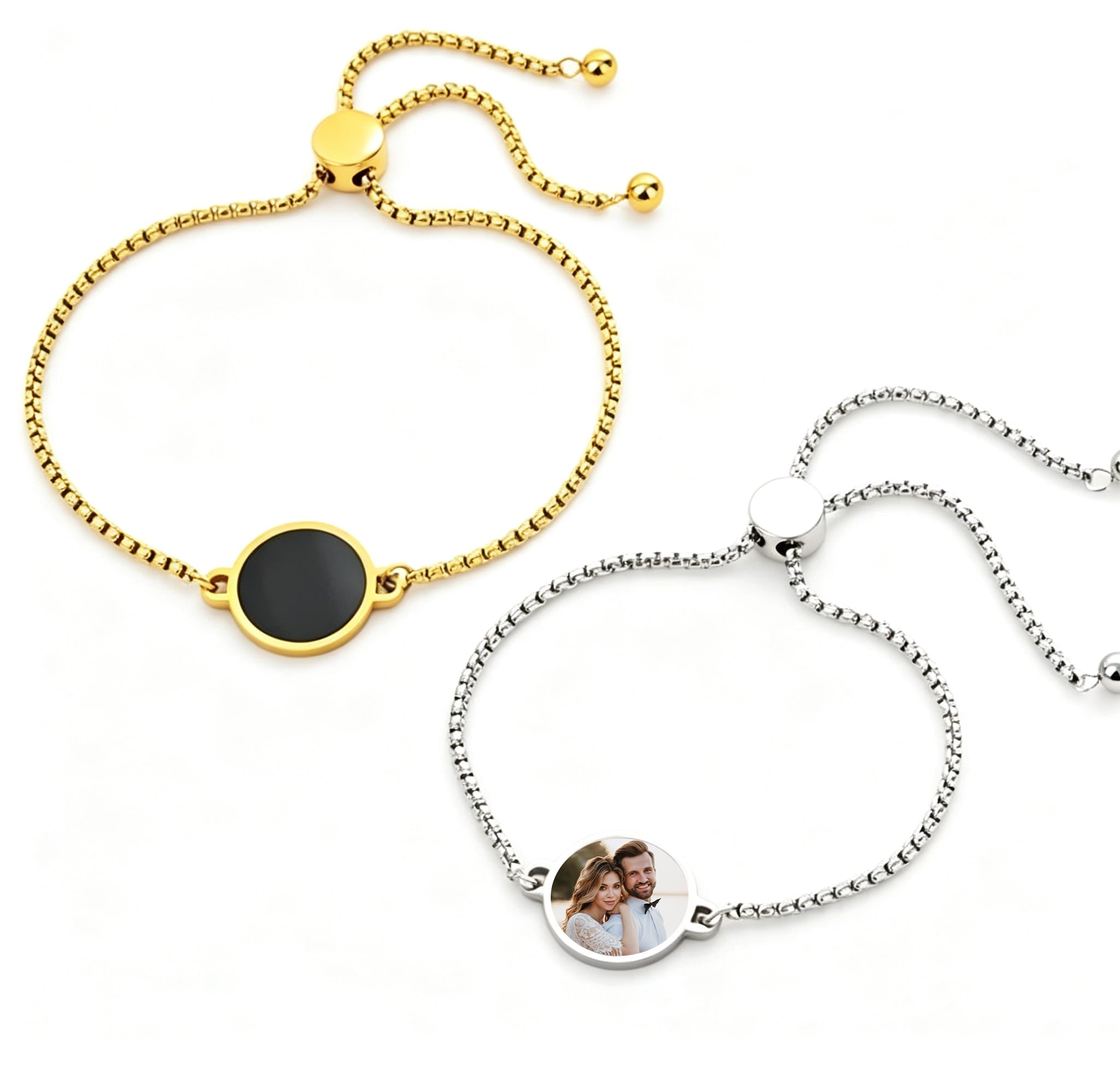 Wärmeaktiviertes Armband mit personalisiertem Foto
