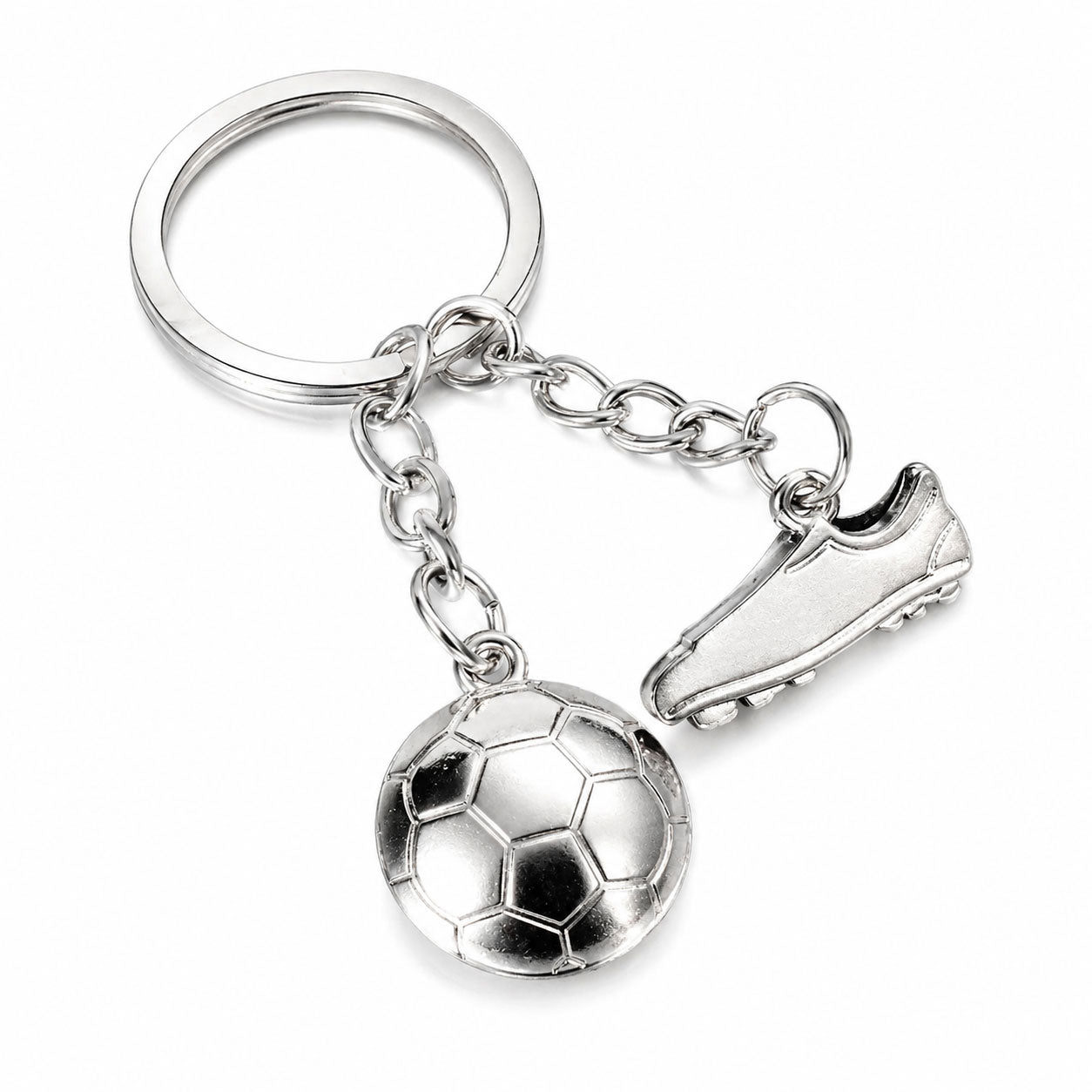 Fußball Schlüsselanhänger mit Schuh & Ball