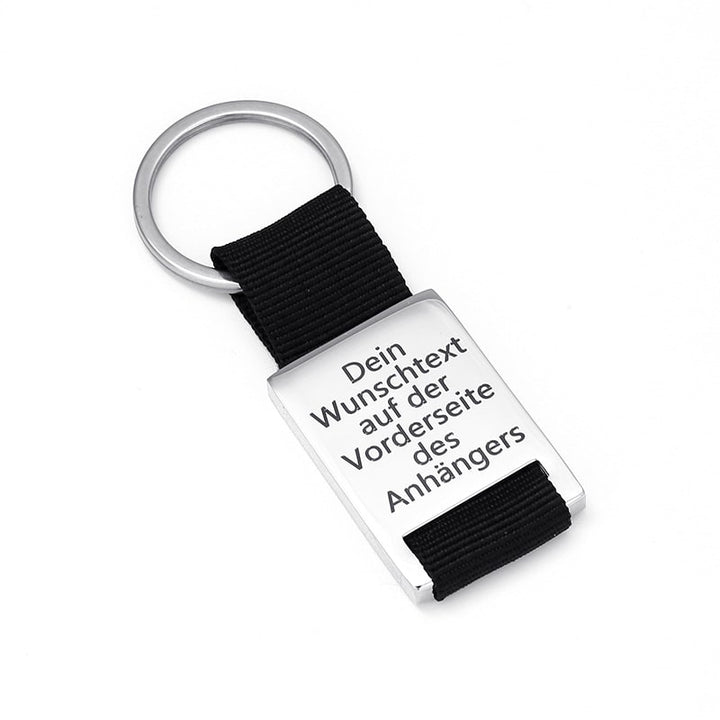Personalisierter Schlüsselanhänger mit Gravur