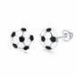 Fußball Ohrstecker 925 Sterling Silber – Kleine Fußball Ohrringe