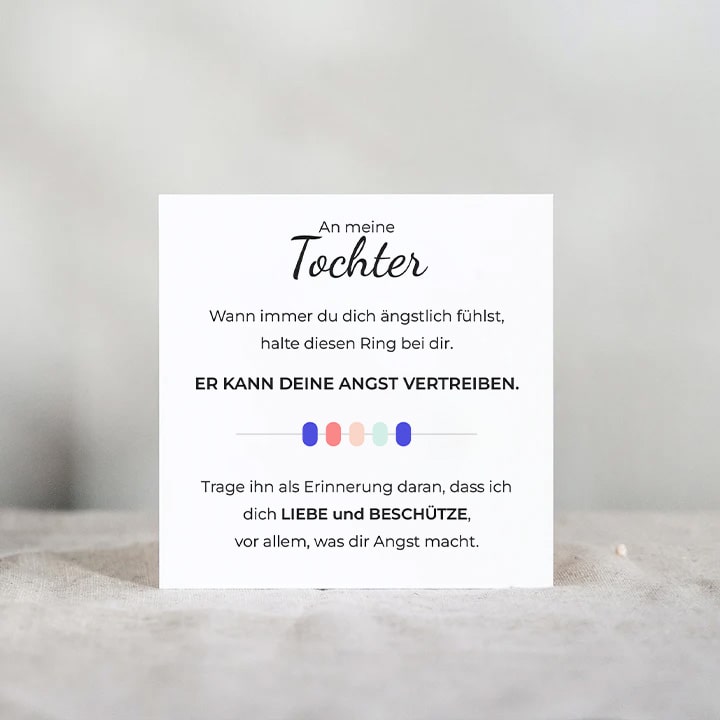 An meine Tochter - Fidget Ring