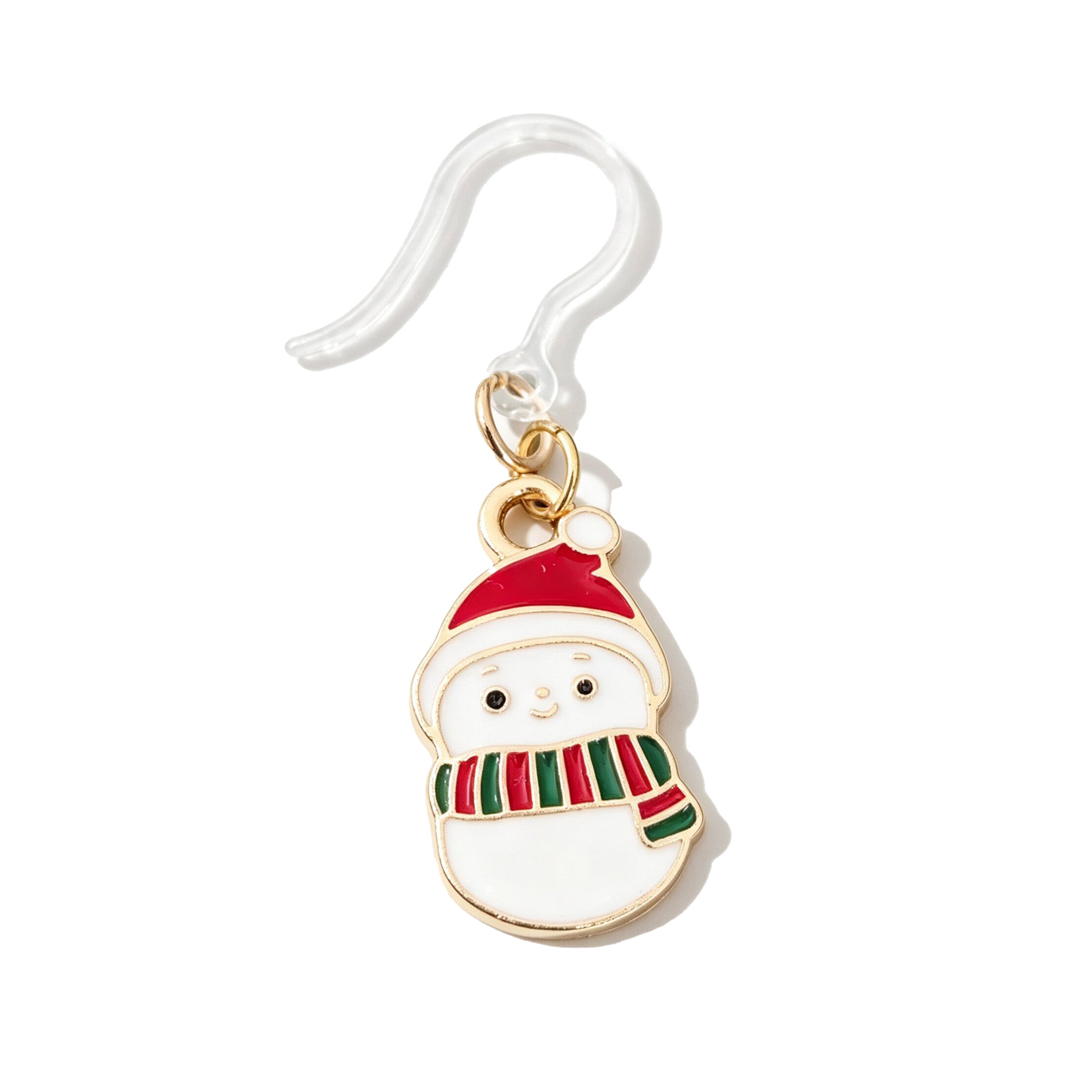 Weihnachts Ohrringe Schneemann