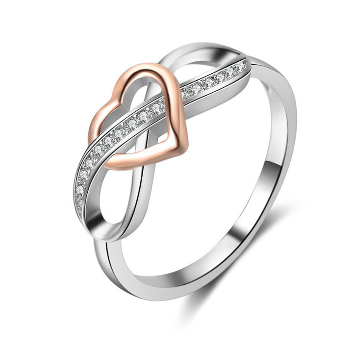 Unendlichkeit Ring - 925 Sterling Silber